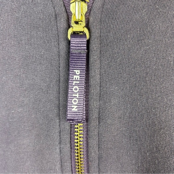 Peloton Purple Half-Zip Long Sleeve Hoodie Size Small - Picture 4 of 11